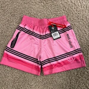 Baseball Lifestyle 101 Kids Pink Shorts